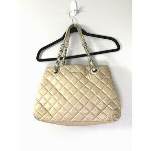 Kate Spade Maryanne Quilted Large Shoulder Bag Beige Capsule Minimalist Preppy